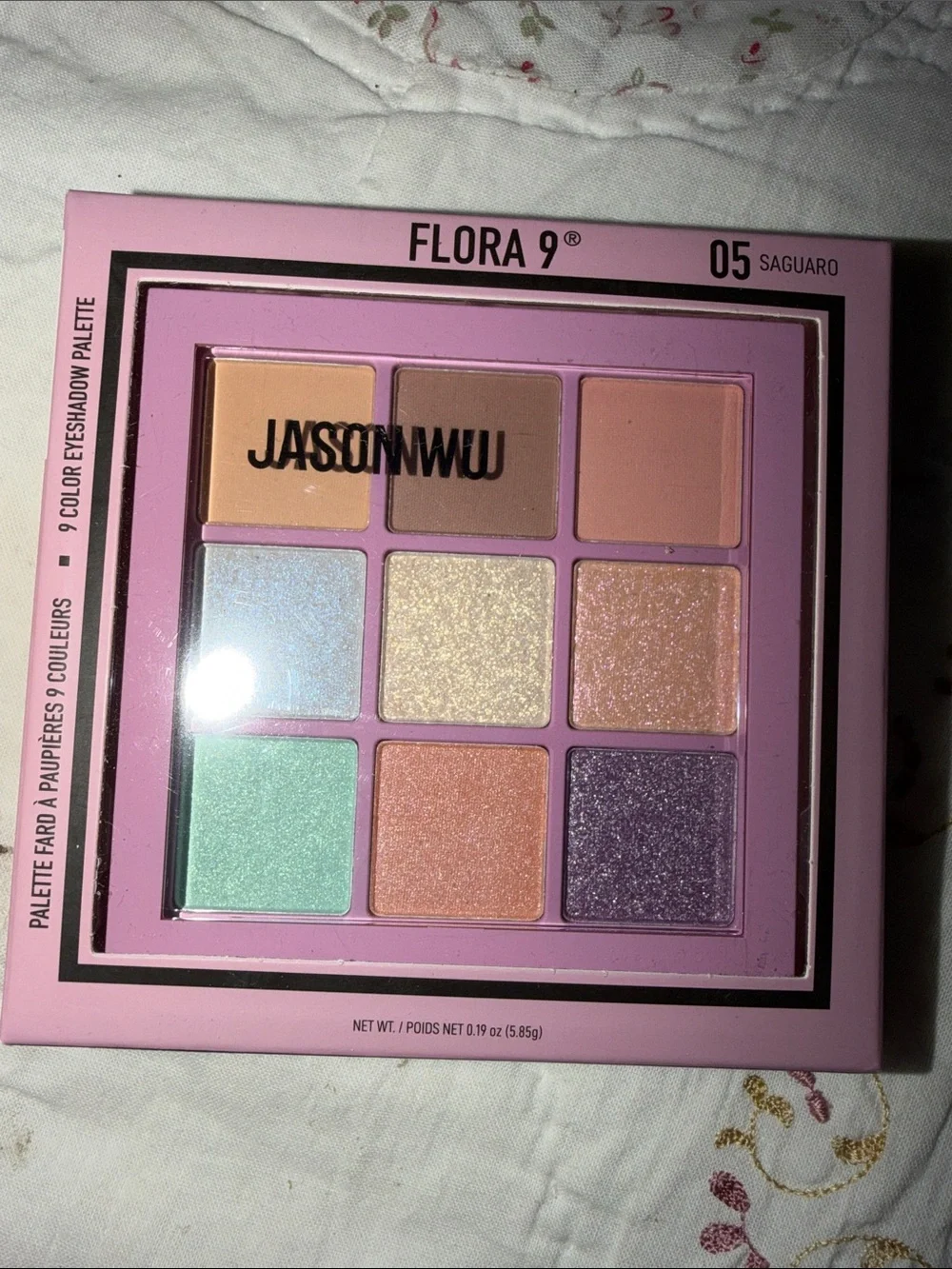 Jason Wu Flora 9 Eyeshadow Palette - Pink, Mint, Purple, Gold